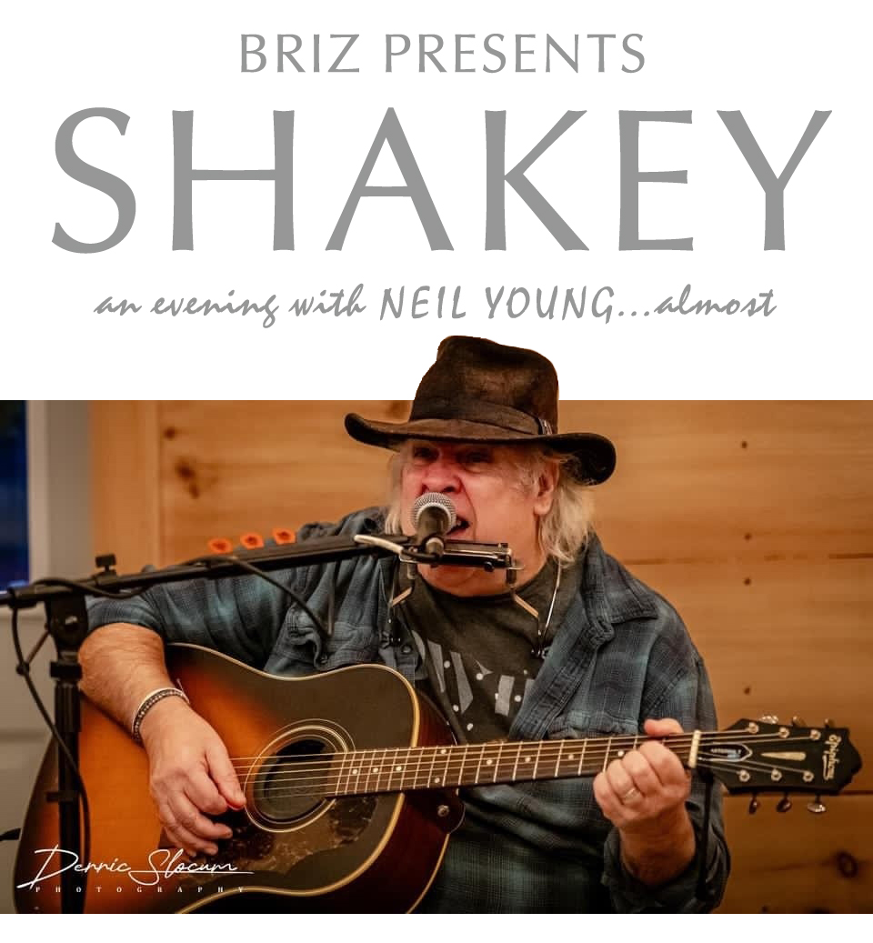 SHAKEY is performing 4pm indoors at the Middle Valley Community/Cultural Center Sunday, November 23 2025